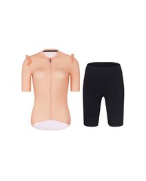 RIVANELLE Cycling short sleeve jersey and shorts - ROMANCE - pink