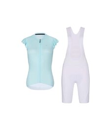 RIVANELLE Cycling short sleeve jersey and shorts - FLAIR - blue