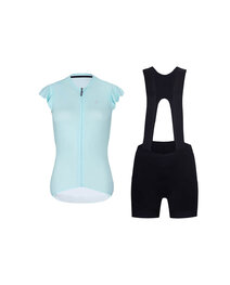 RIVANELLE Cycling short sleeve jersey and shorts - FLAIR - blue