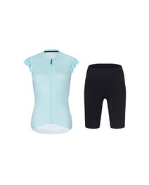 RIVANELLE Cycling short sleeve jersey and shorts - FLAIR - blue