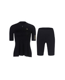 RIVANELLE Cycling short sleeve jersey and shorts - GRACE - black