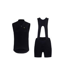 RIVANELLE Cycling short sleeve jersey and shorts - PURE - black