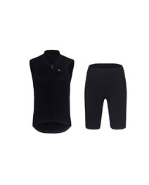 RIVANELLE Cycling short sleeve jersey and shorts - PURE - black