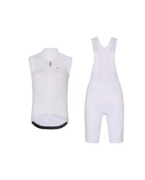 RIVANELLE Cycling short sleeve jersey and shorts - PURE - white