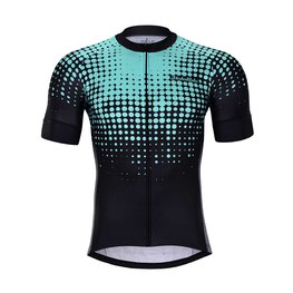 HOLOKOLO Cycling short sleeve jersey - FROSTED - black/turquoise