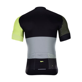 HOLOKOLO Cycling short sleeve jersey - ENGRAVE - black/grey/green