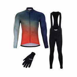 HOLOKOLO Cycling mega sets - AFTERGLOW WINTER - multicolour/red