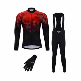 HOLOKOLO Cycling mega sets - INFRARED WINTER - red/black
