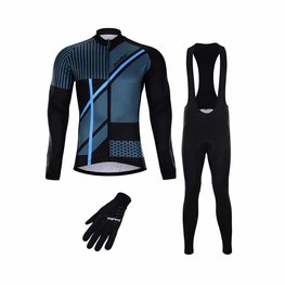 HOLOKOLO Cycling mega sets - TRACE BLUE WINTER - black/blue