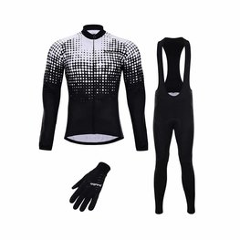 HOLOKOLO Cycling mega sets - POLAR WINTER - white/black