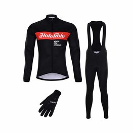 HOLOKOLO Cycling mega sets - OBSIDIAN WINTER - red/black