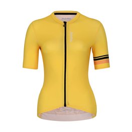 HOLOKOLO Cycling short sleeve jersey and shorts - JOLLY ELITE LADY - yellow/black