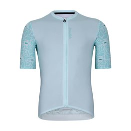 HOLOKOLO Cycling short sleeve jersey and shorts - DELICATE ELITE - light blue/black