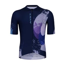 HOLOKOLO Cycling short sleeve jersey and shorts - FABULOUS ELITE - black/blue