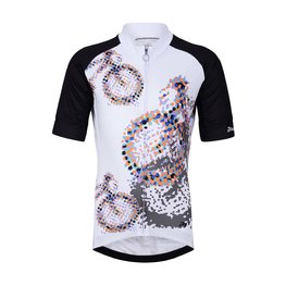 HOLOKOLO Cycling short sleeve jersey - RIDERS KIDS - black/white