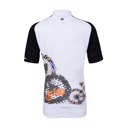 HOLOKOLO Cycling short sleeve jersey - RIDERS KIDS - black/white