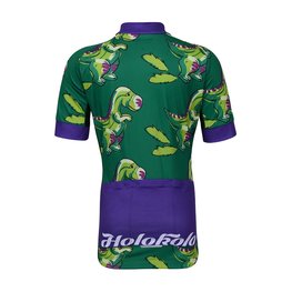 HOLOKOLO Cycling short sleeve jersey - DINOSAURS KIDS - green