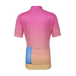 HOLOKOLO Cycling short sleeve jersey - CANDYBAG KIDS - yellow/pink