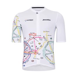 HOLOKOLO Cycling short sleeve jersey - MAAPPI ELITE - multicolour/white