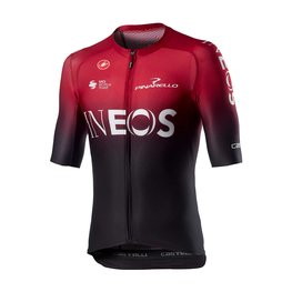 CASTELLI Cycling short sleeve jersey - INEOS 2020 - red/black