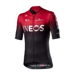 CASTELLI Cycling short sleeve jersey - INEOS 2020 - red/black
