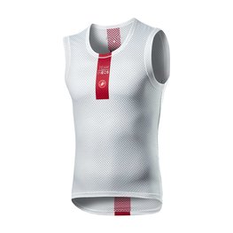 CASTELLI Cycling sleeve less t-shirt - INEOS 2020 PRO MESH - white