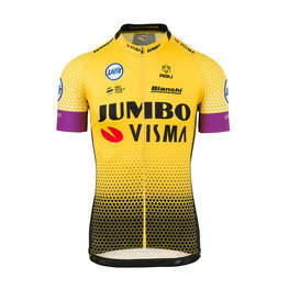 AGU Cycling short sleeve jersey - JUMBO-VISMA 2019 - black/yellow