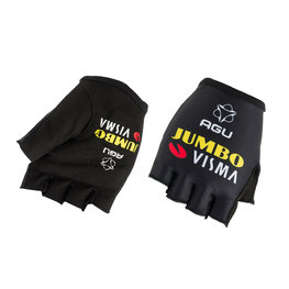 AGU Cycling fingerless gloves - JUMBO-VISMA 2019 - yellow/black