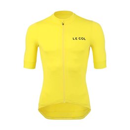LE COL Cycling short sleeve jersey - PRO JERSEY II - yellow