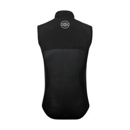 LE COL Cycling gilet - SPORT LOGO GILET - white/black