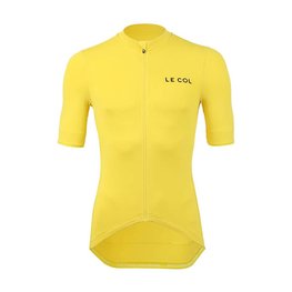 LE COL Cycling short sleeve jersey - HORS CATEGORIE II - yellow