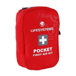 LIFESYSTEMS first aid kit - POCKET FIRST AID KIT - red