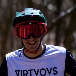 LIMAR Cycling sunglasses - ROC MTB - green/red