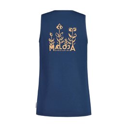 MALOJA Cycling sleeve less t-shirt - CURAGLIAM. LADY - blue