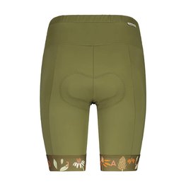 MALOJA Cycling shorts without bib - GANESM. 1/2 LADY - green