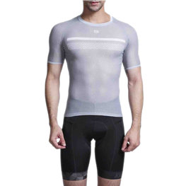 MONTON Cycling short sleeve t-shirt - PERSEVERAN - grey