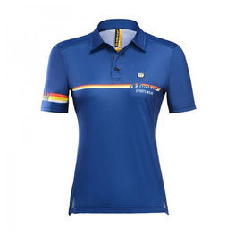 MONTON Cycling short sleeve t-shirt - HOT WIND LADY - blue