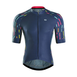 MONTON Cycling short sleeve jersey - LANES - blue