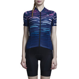 MONTON Cycling short sleeve jersey - PHANTOM LADY - blue
