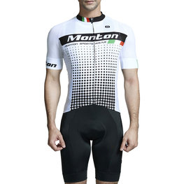 MONTON Cycling short sleeve jersey - TEMEST  - white