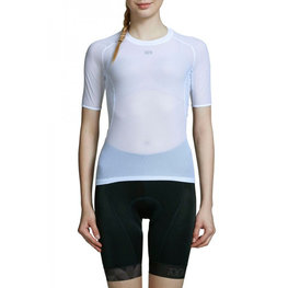 MONTON Cycling short sleeve t-shirt - BRIMLESS LADY - white