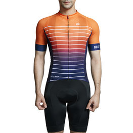 MONTON Cycling short sleeve jersey - SUNGLOW - orange/blue