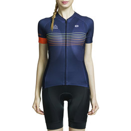 MONTON Cycling short sleeve jersey - SEA LIGHT LADY - blue