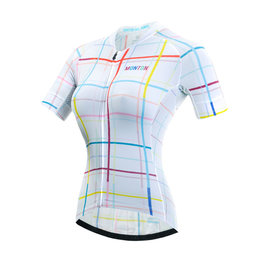 MONTON Cycling short sleeve jersey - DREAM WEAVER LADY - white
