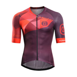 MONTON Cycling short sleeve jersey - VITALITY - bordeaux/red
