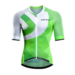MONTON Cycling short sleeve jersey - ARG - green/white