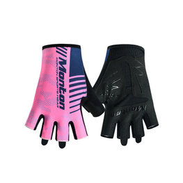 MONTON Cycling fingerless gloves - CARTER - pink