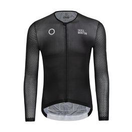 MONTON Cycling summer long sleeve jersey - SPIRIT SUMMER - black