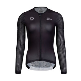 MONTON Cycling summer long sleeve jersey - SPIRIT LADY SUMMER - black