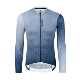 MONTON Cycling summer long sleeve jersey - CONTOULINE SUMMER - grey